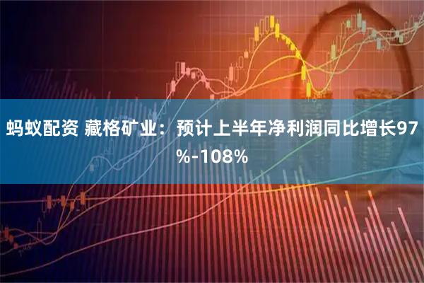 蚂蚁配资 藏格矿业：预计上半年净利润同比增长97%-108%