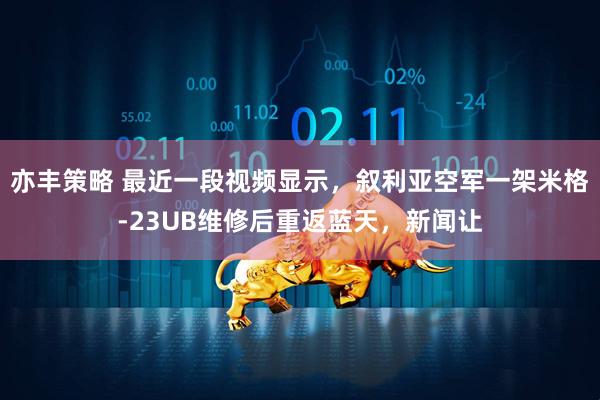 亦丰策略 最近一段视频显示，叙利亚空军一架米格-23UB维修后重返蓝天，新闻让
